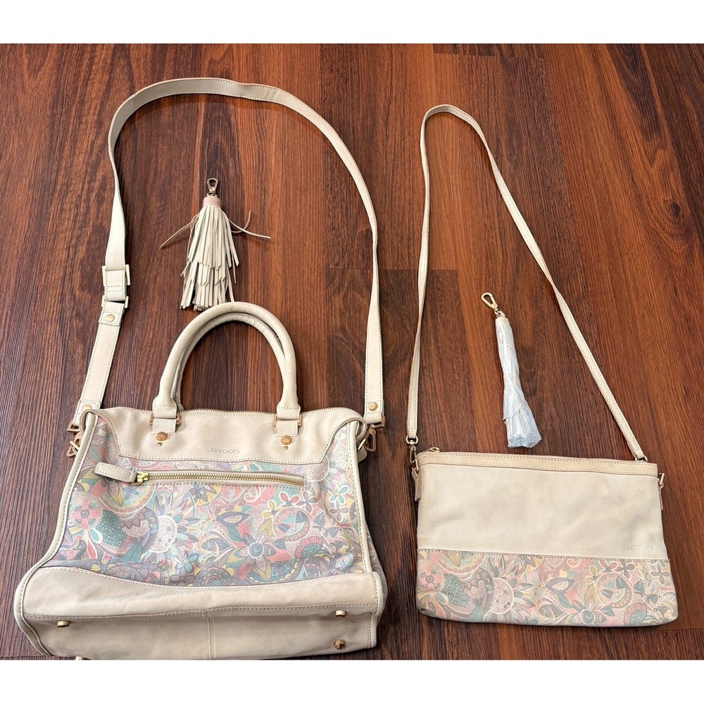 Sakroots Flat Crossbody Shoulder Bag And Tote Purse Matching Set